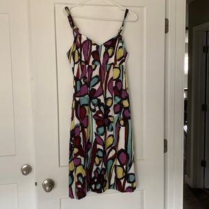 Colorful spring dress.